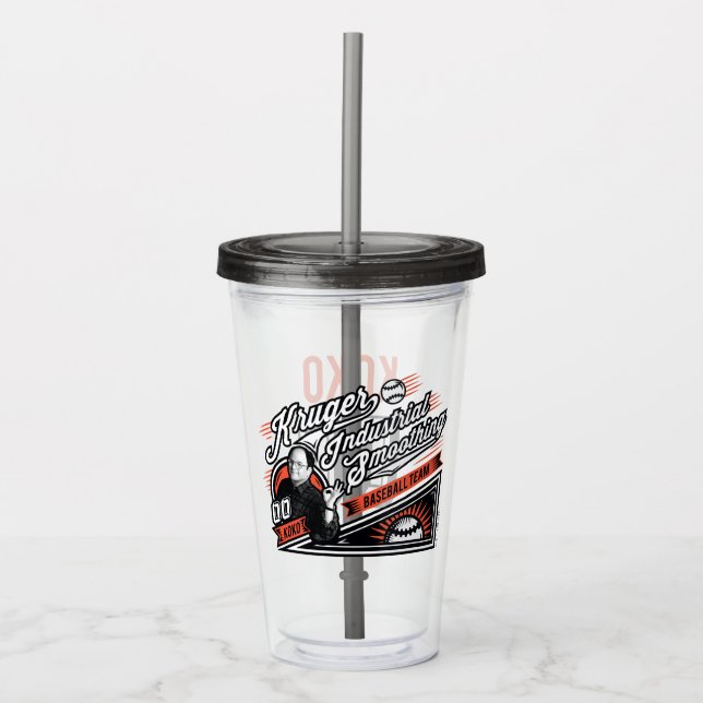 Seinfeld | Kruger Industrial Baseball Team Acrylic Tumbler (Front)