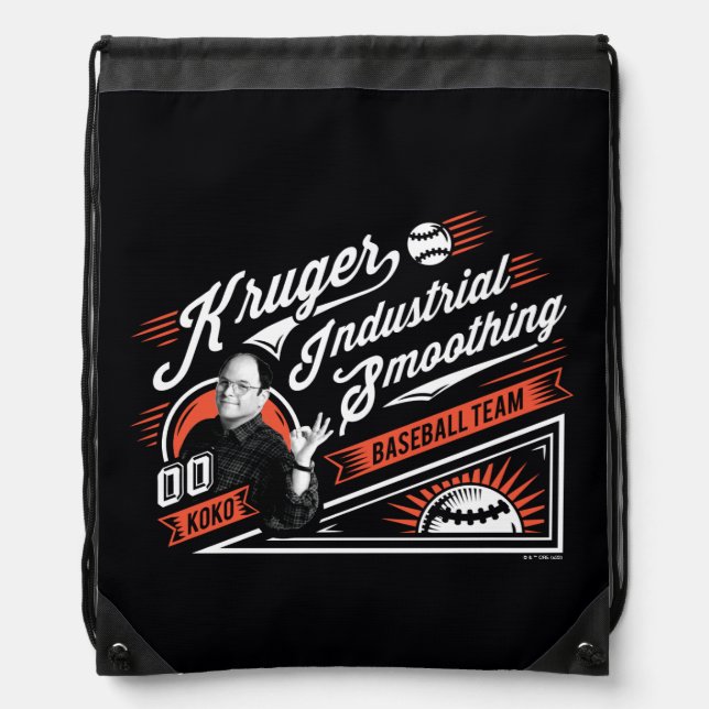 Seinfeld | Kruger Industrial Baseball Team Drawstring Bag (Front)