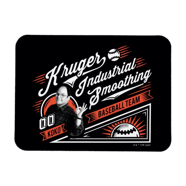 Seinfeld | Kruger Industrial Baseball Team Magnet (Horizontal)