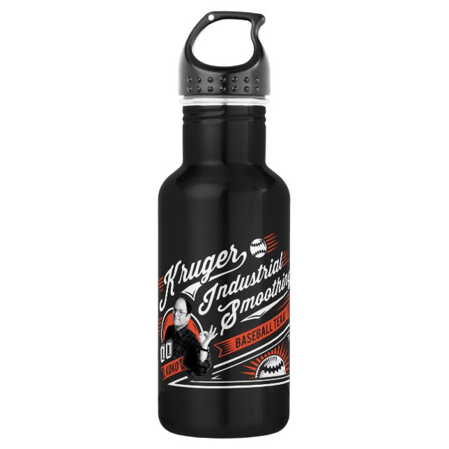 Seinfeld | Kruger Industrial Baseball Team Stainless Steel Water Bottle (Front)