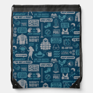 Seinfeld   Meme Pattern Drawstring Bag