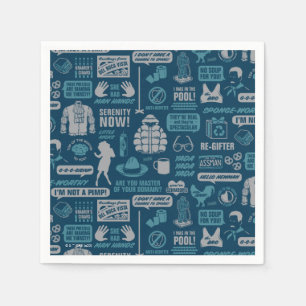 Seinfeld   Meme Pattern Napkins