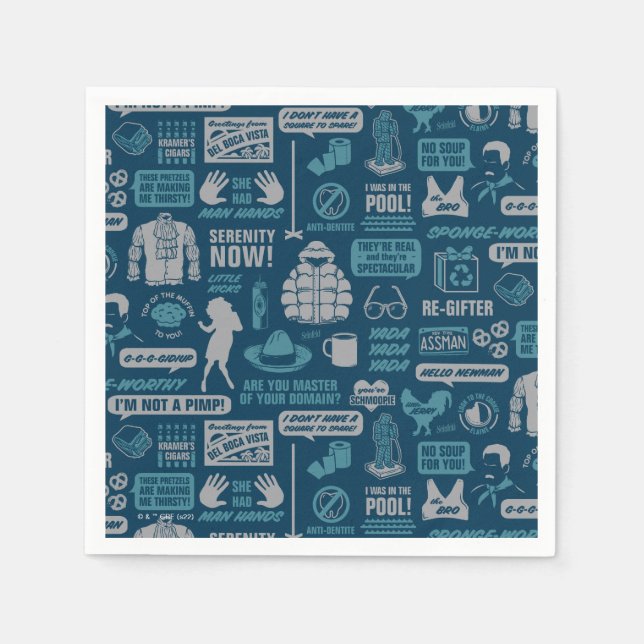 Seinfeld | Meme Pattern Napkins (Front)