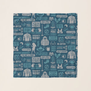 Seinfeld   Meme Pattern Scarf