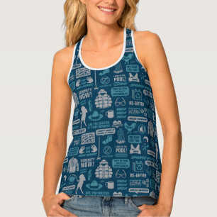 Seinfeld   Meme Pattern Tank Top