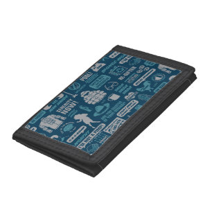 Seinfeld Meme Pattern Tri-fold Wallet