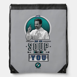 Seinfeld   No Soup For You Graphic Drawstring Bag