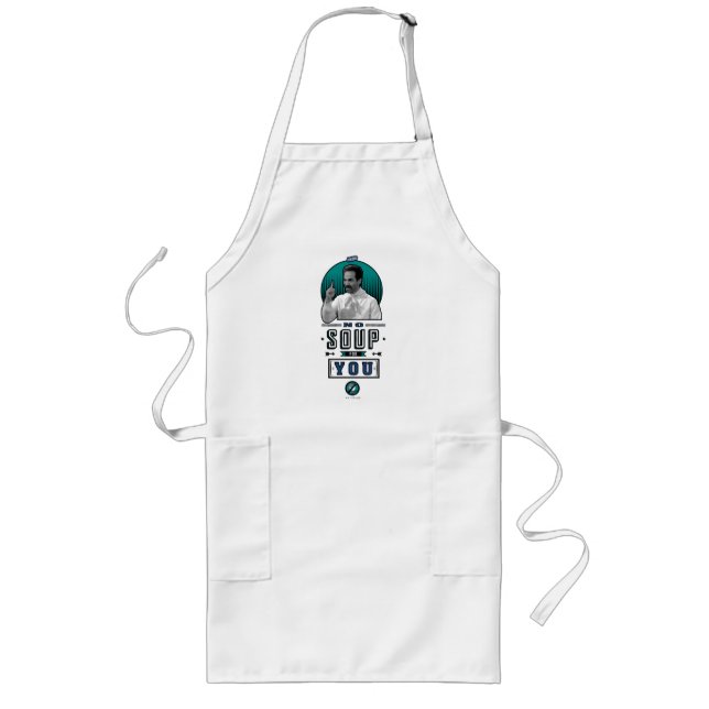 Seinfeld | No Soup For You Graphic Long Apron (Front)