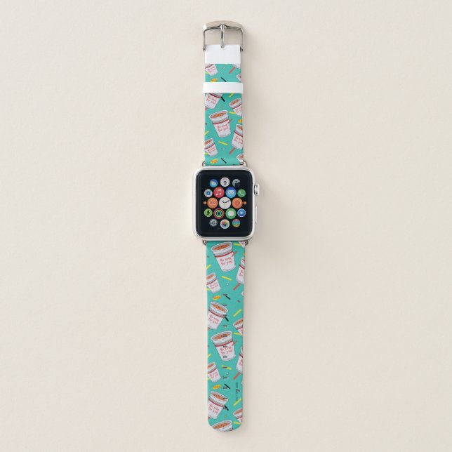 Seinfeld | No Soup For You Pattern Apple Watch Band (Front)