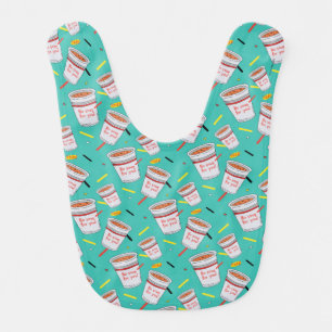 Seinfeld   No Soup For You Pattern Baby Bib