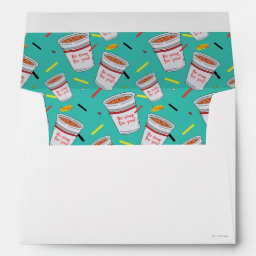 Seinfeld  No Soup For You Pattern Envelope