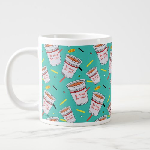 Seinfeld  No Soup For You Pattern Giant Coffee Mug