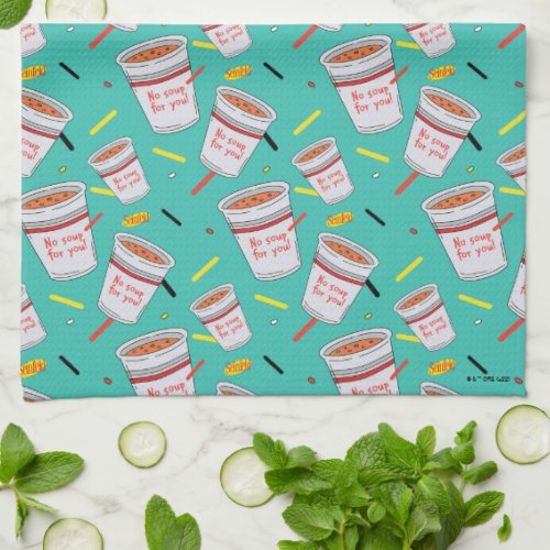 Seinfeld  No Soup For You Pattern Kitchen Towel