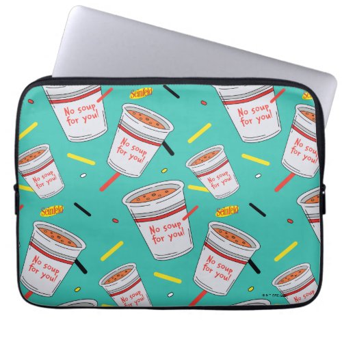 Seinfeld  No Soup For You Pattern Laptop Sleeve