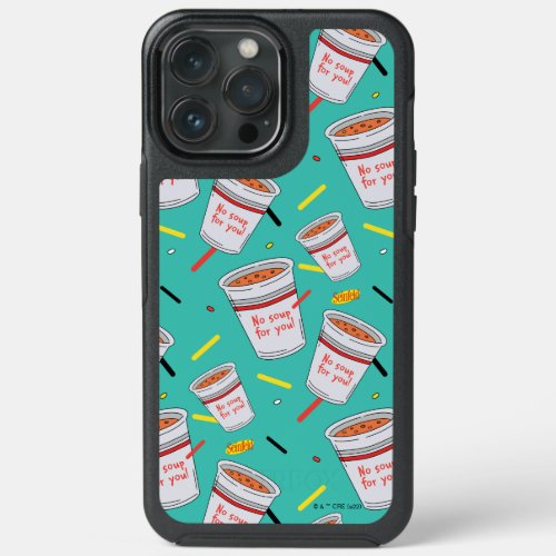 Seinfeld  No Soup For You Pattern iPhone 13 Pro Max Case