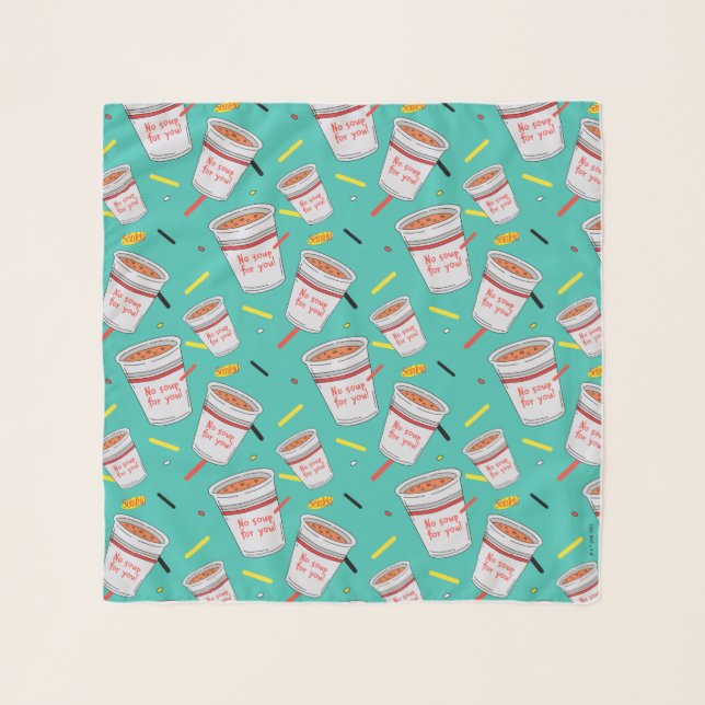 Seinfeld | No Soup For You Pattern Scarf (Front)