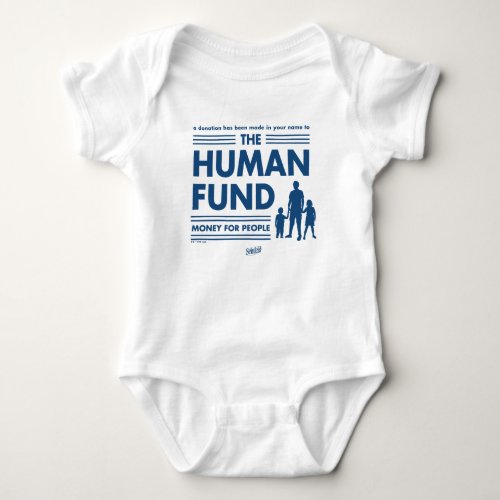 Seinfeld  The Human Fund Baby Bodysuit