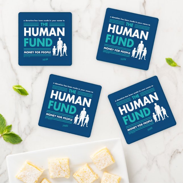 Seinfeld | The Human Fund Coaster Set (In Situ)