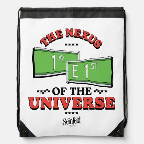 Seinfeld  The Nexus of the Universe Drawstring Bag