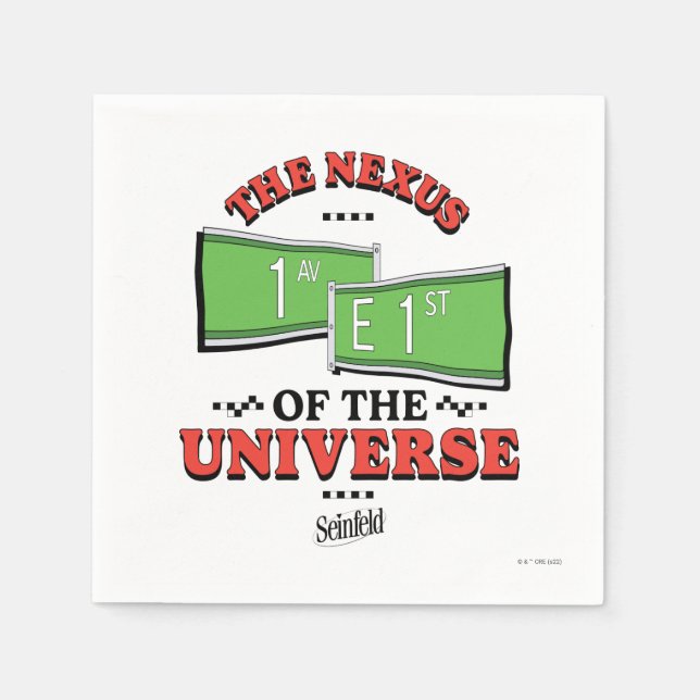 Seinfeld | The Nexus of the Universe Napkins (Front)