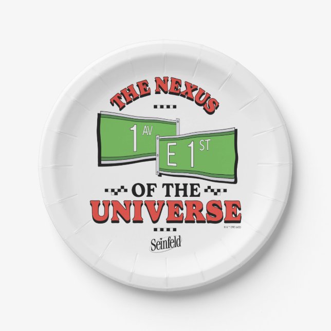 Seinfeld | The Nexus of the Universe Paper Plates (Front)