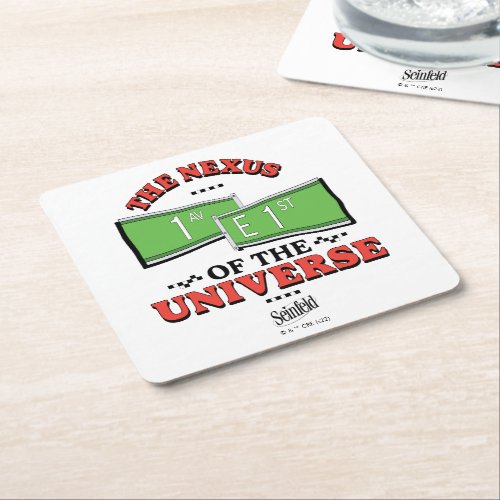 Seinfeld  The Nexus of the Universe Square Paper Coaster