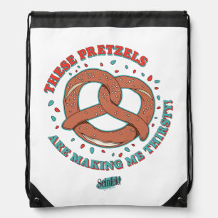 Seinfeld   These Pretzels are Making Me Thirsty Drawstring Bag