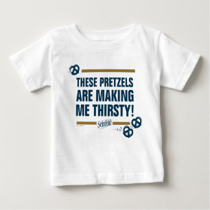 Seinfeld "These Pretzels" Typography Graphic Baby T-Shirt