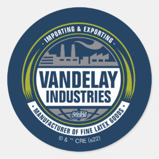 Seinfeld | Vandelay Industries Logo Classic Round Sticker