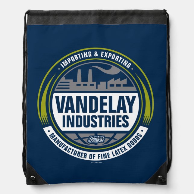 Seinfeld | Vandelay Industries Logo Drawstring Bag (Front)