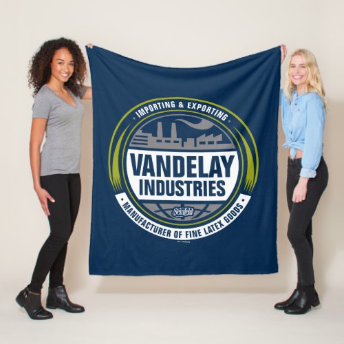 Seinfeld  Vandelay Industries Logo Fleece Blanket