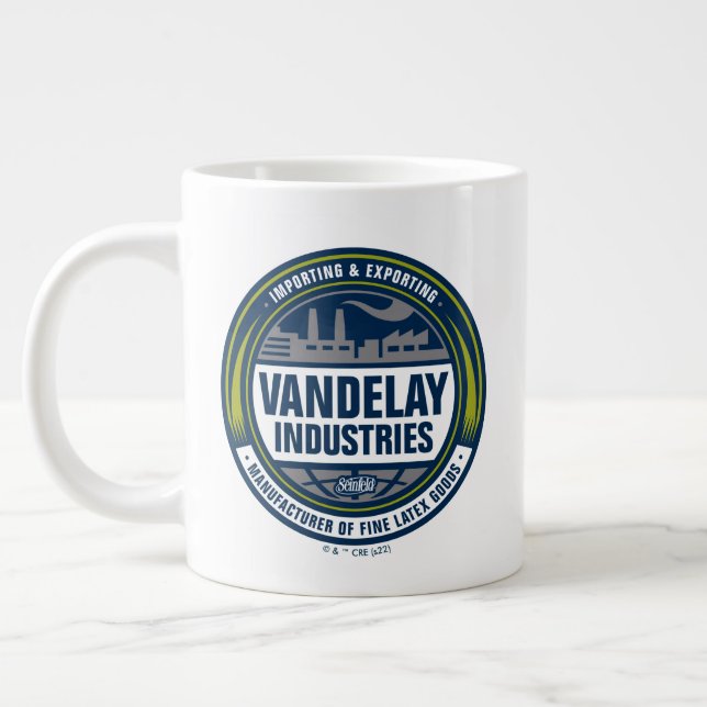 Seinfeld | Vandelay Industries Logo Giant Coffee Mug (Left)
