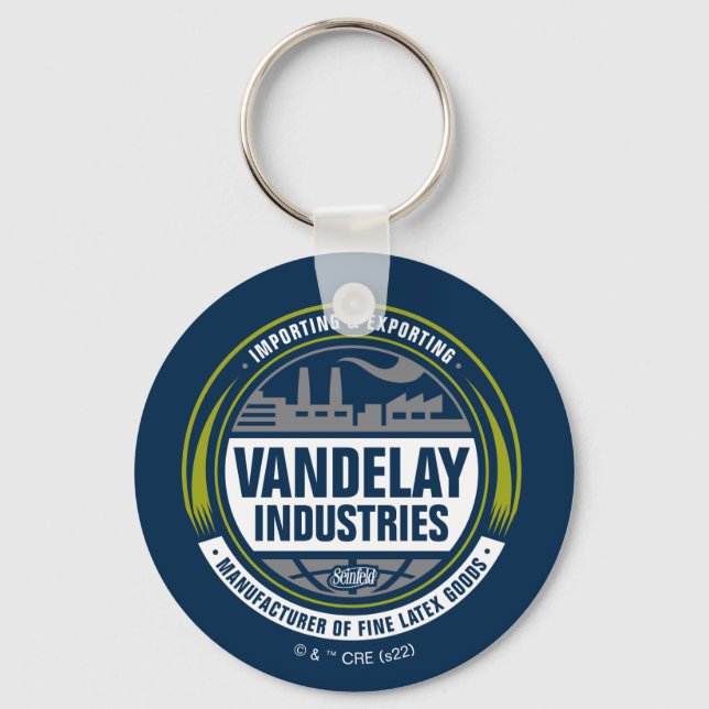 Seinfeld | Vandelay Industries Logo Keychain (Front)