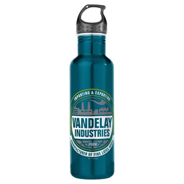 Seinfeld | Vandelay Industries Logo Stainless Steel Water Bottle (Front)