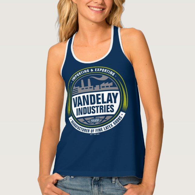 Seinfeld | Vandelay Industries Logo Tank Top (Front)