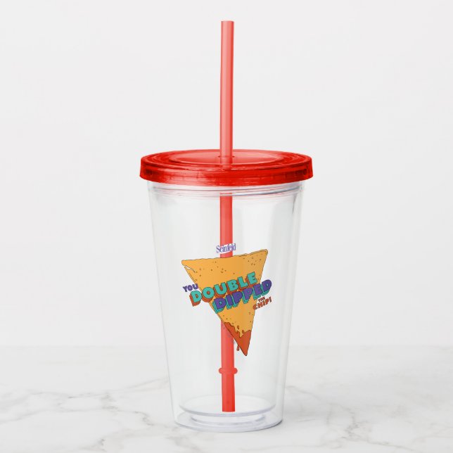 Seinfeld | You Double Dipped the Chip Acrylic Tumbler (Front)