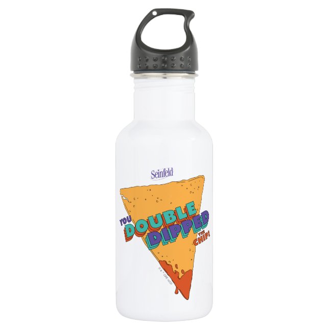 Seinfeld | You Double Dipped the Chip Stainless Steel Water Bottle (Front)