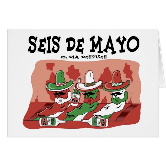 Seis de Mayo Cards (Front Horizontal)