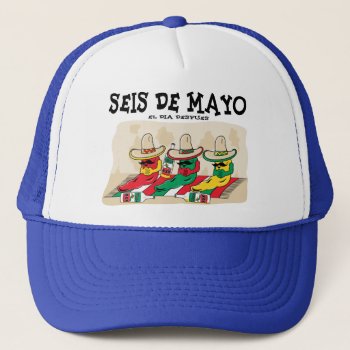 Seis De Mayo Trucker Hat by Cinco_de_Mayo_TShirt at Zazzle