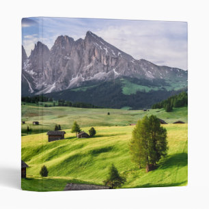 Seiser Alm Dolomite Alps, Italy 3 Ring Binder