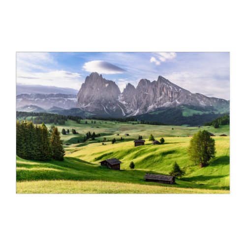 Seiser Alm  Dolomite Alps Italy Acrylic Print