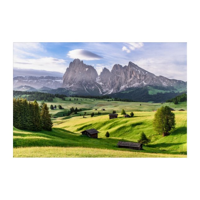 Seiser Alm | Dolomite Alps, Italy Acrylic Print (Front)