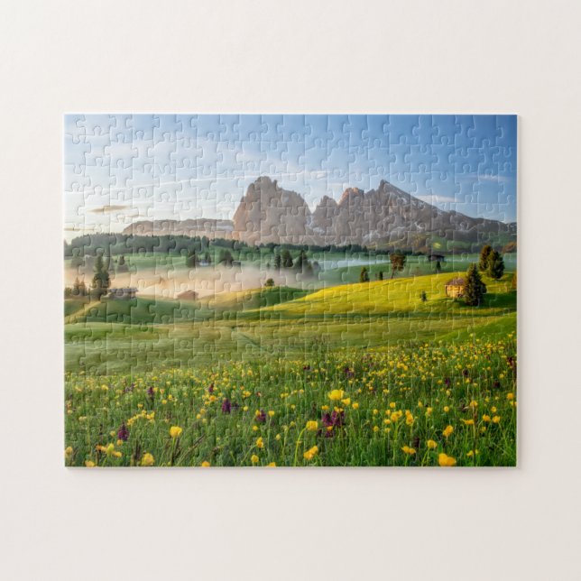 Seiser Alm, Dolomite Alps, Italy Jigsaw Puzzle (Horizontal)