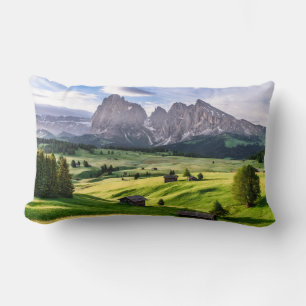 Seiser Alm   Dolomite Alps, Italy Lumbar Pillow