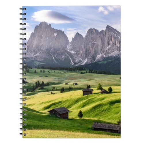 Seiser Alm  Dolomite Alps Italy Notebook