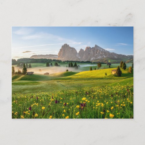 Seiser Alm Dolomite Alps Italy Postcard