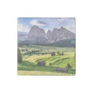 Seiser Alm Dolomite Alps, Italy Stone Magnet