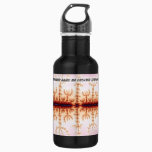 Seismic Measure - Fractal Art Water Bottle