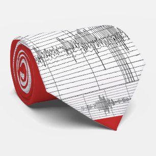 Seismograms Rock 3 Neck Tie
