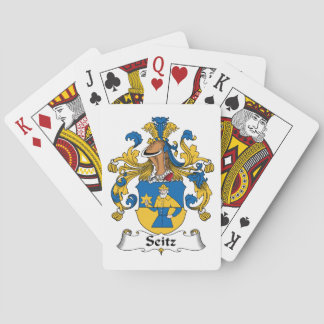 Seitz Family Crest Poker Cards